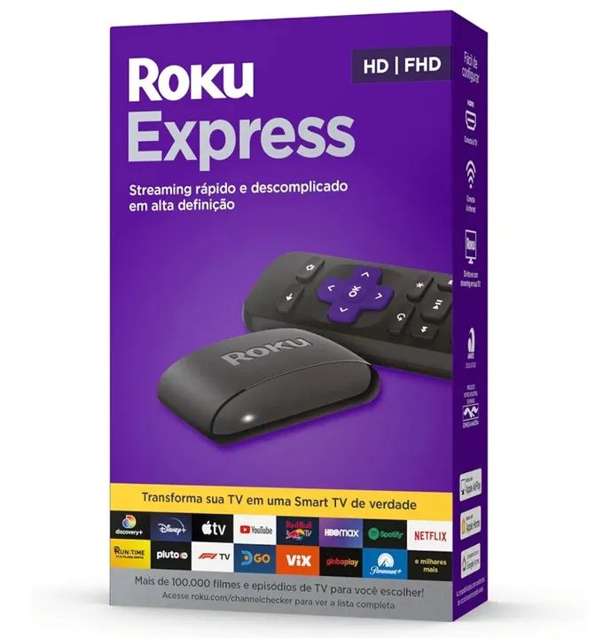 Roku Express - Streaming rápido e descomplicado