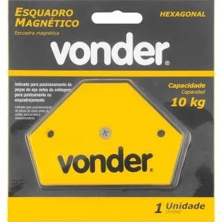 ESQUADRO MAGNETICO VONDER 10KG HEXAGONAL - Foto 3