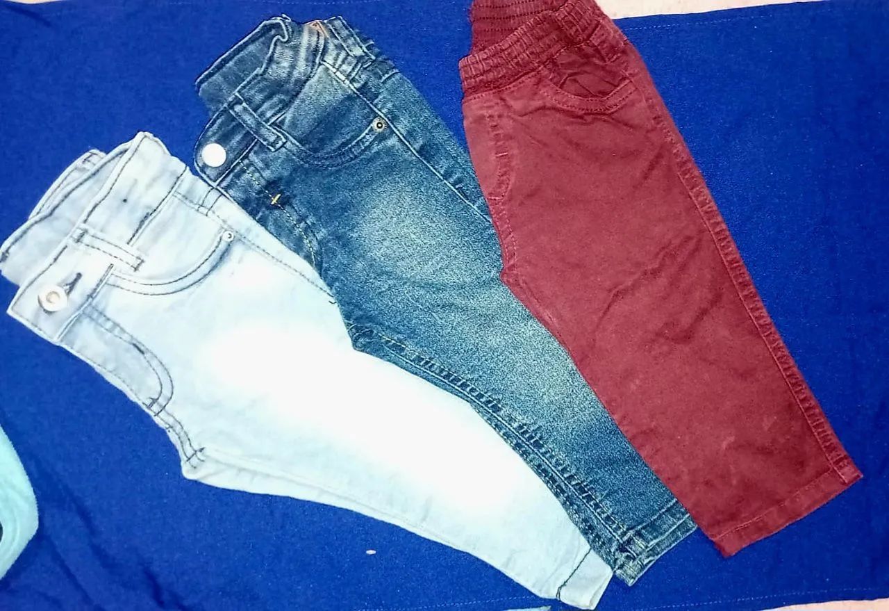 3 Calças Jeans para Bebê