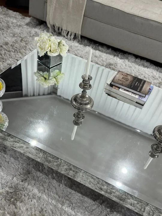 Mesa de centro com espelho bisotê  - Foto 3