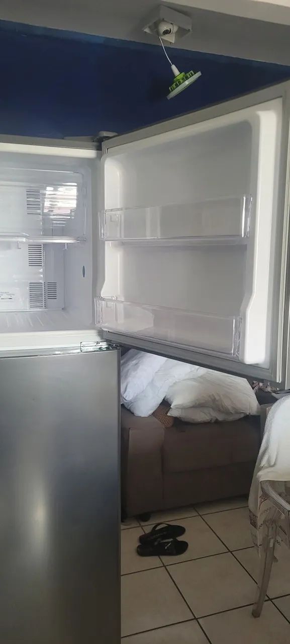 Geladeira Panasonic A+++ Aço Escovado 390l - Foto 4