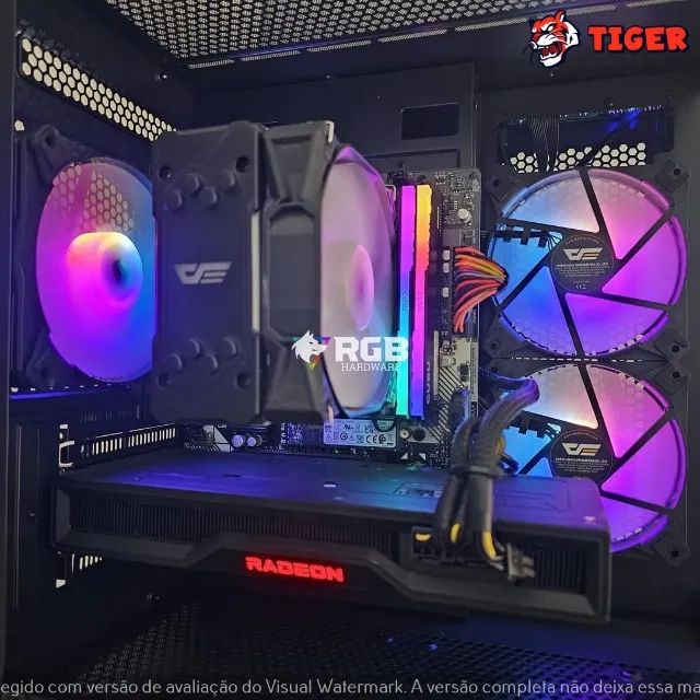 Pc Gamer completo - Ryzen 7 5700 + RX 6750 XT 12GB + RAM 32GB +