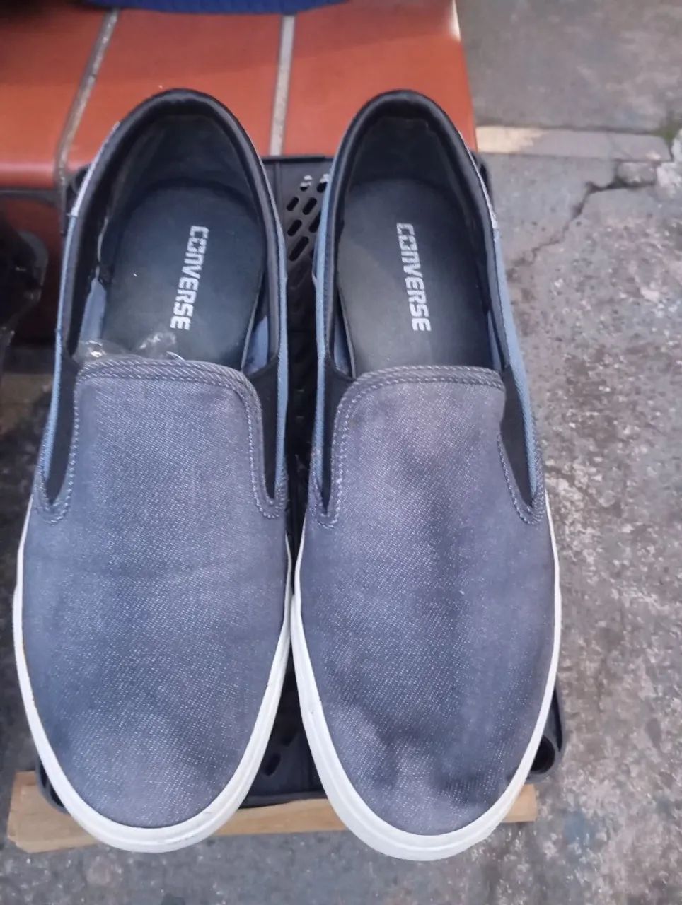 Tênis Converse Slip On Azul - Original - Foto 3