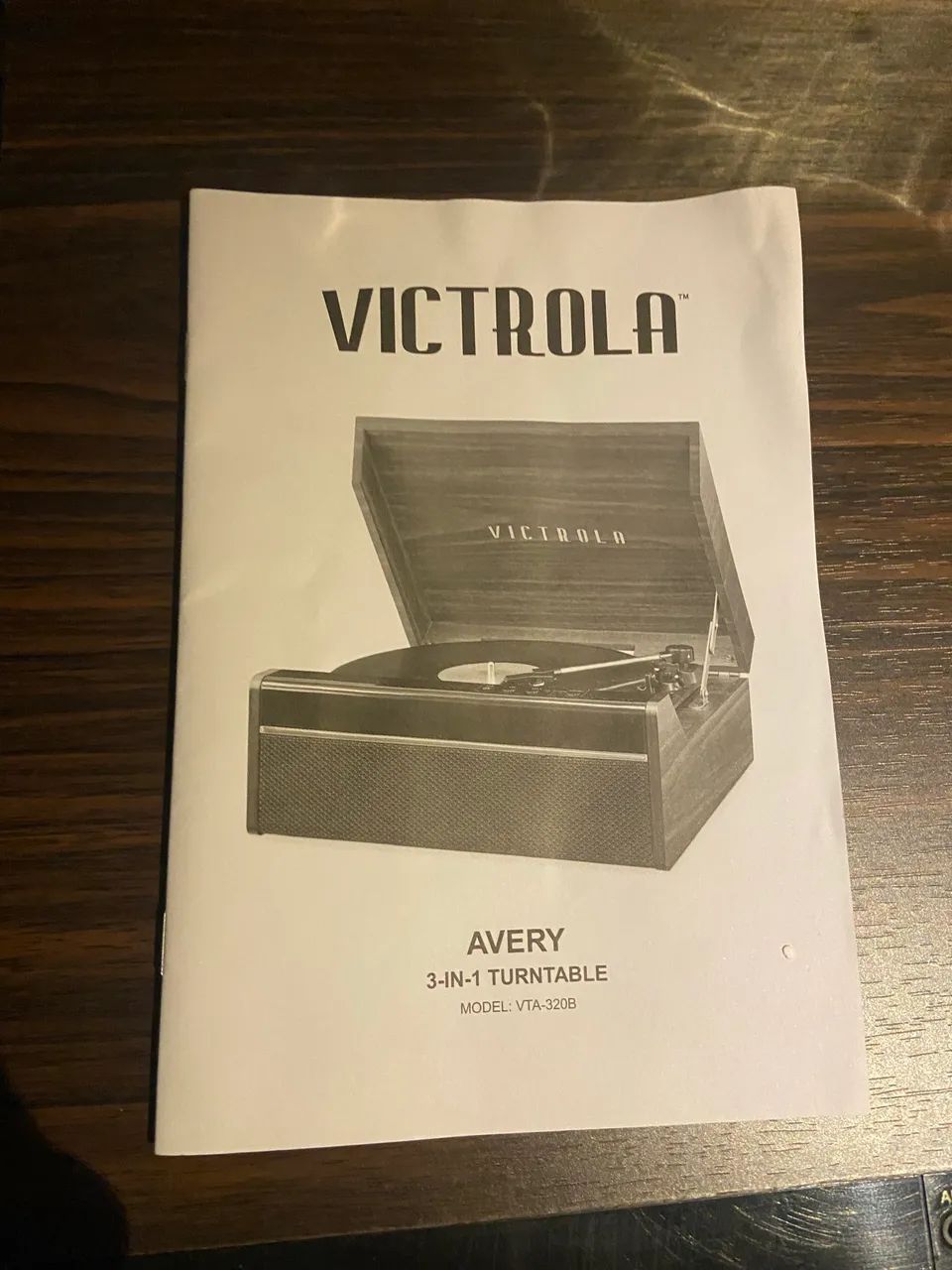 Victrola 3-in-1 Avery Bluetooth Record Player with 3 Speed Turntable64595542146562123