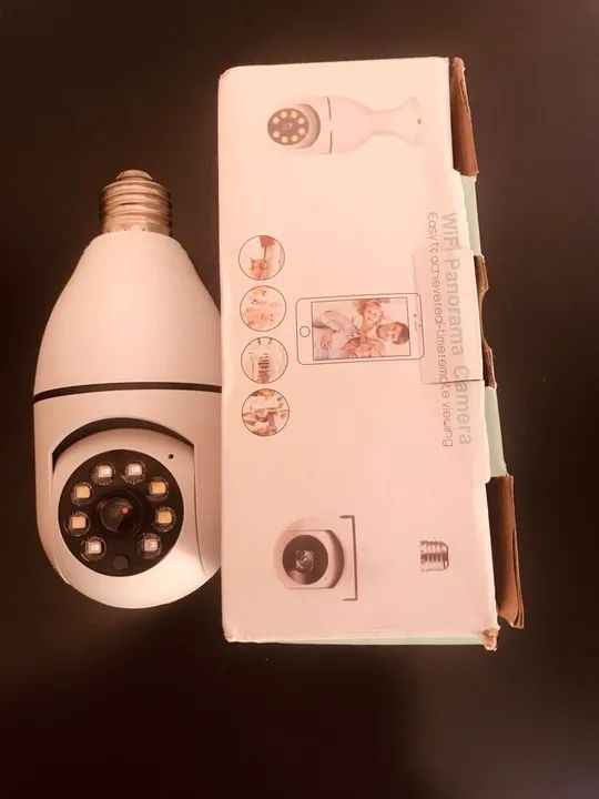 Lâmpada com camera Wi-Fi 