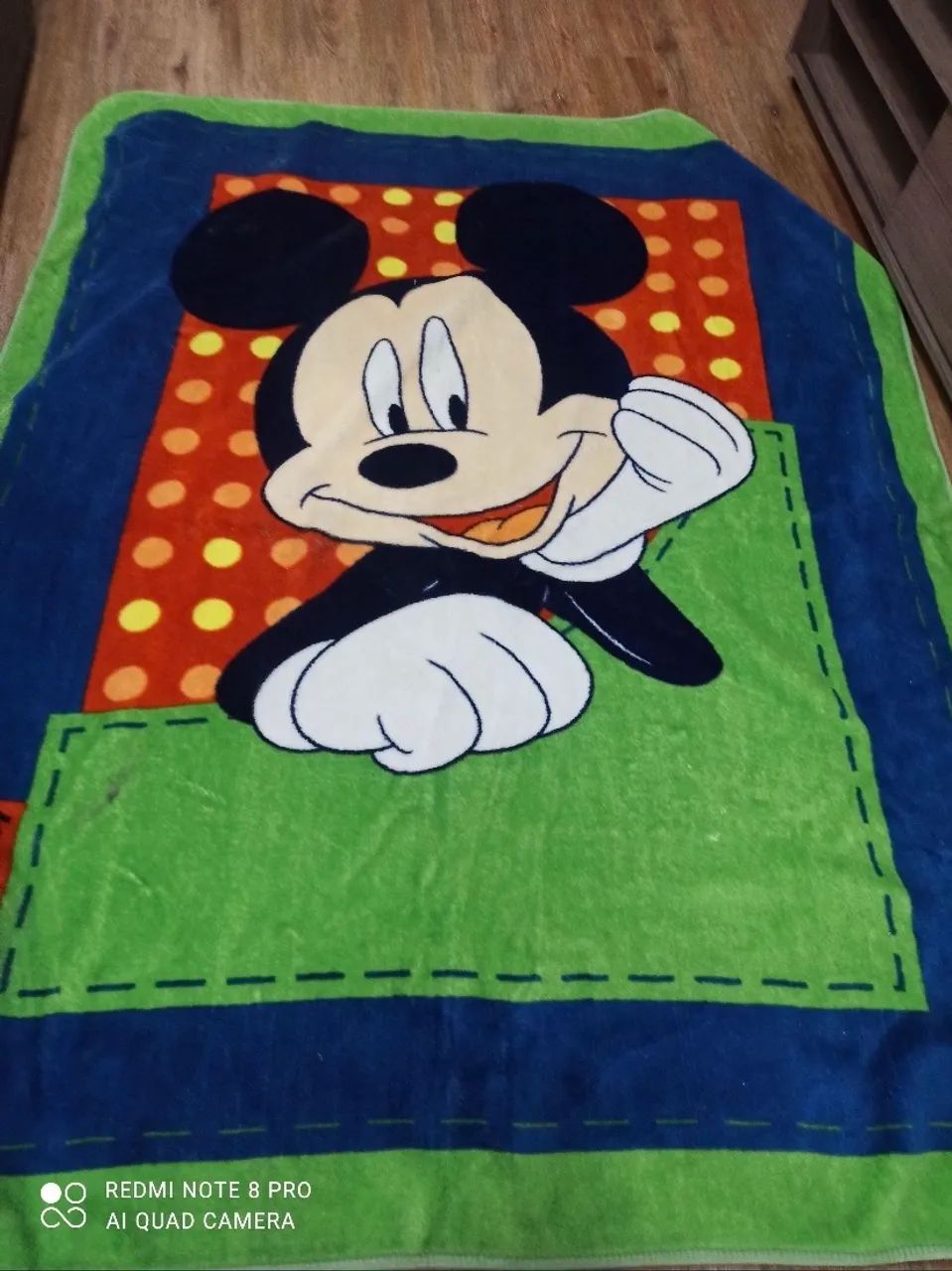 Cobertor solteiro Mickey Mouse