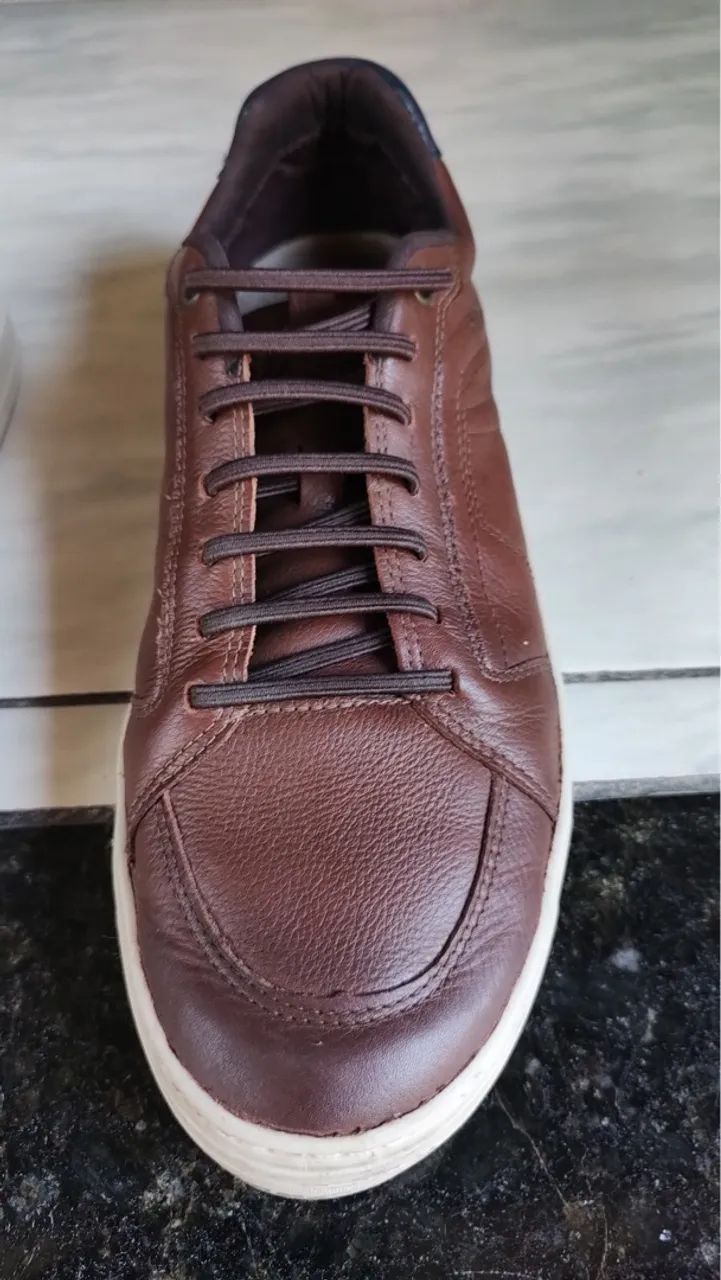 Tênis Masculino Marrom ferricelle - Foto 3