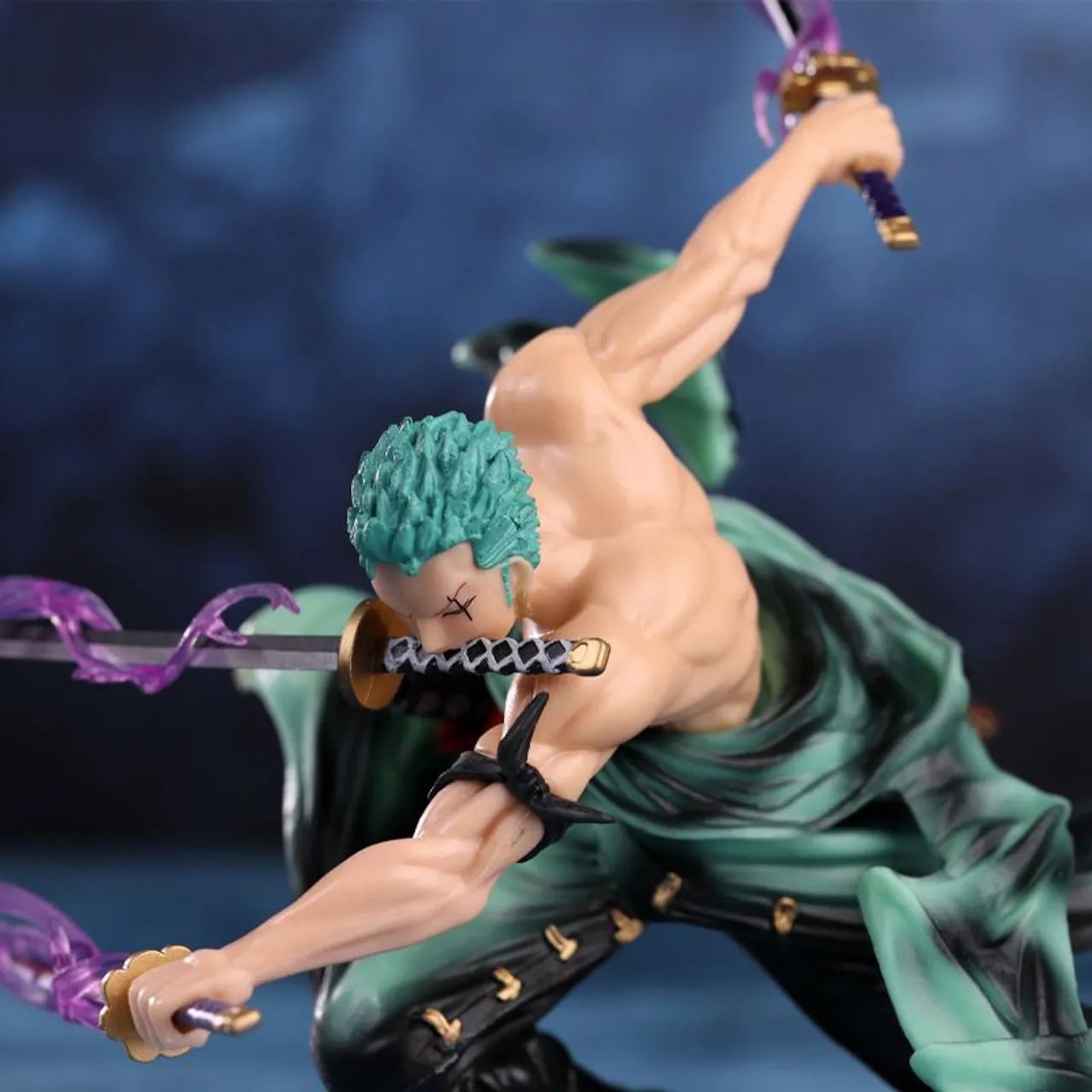 Boneco Roronoa Zoro One Piece Pirata Action Figure 10cm<br> - Foto 5