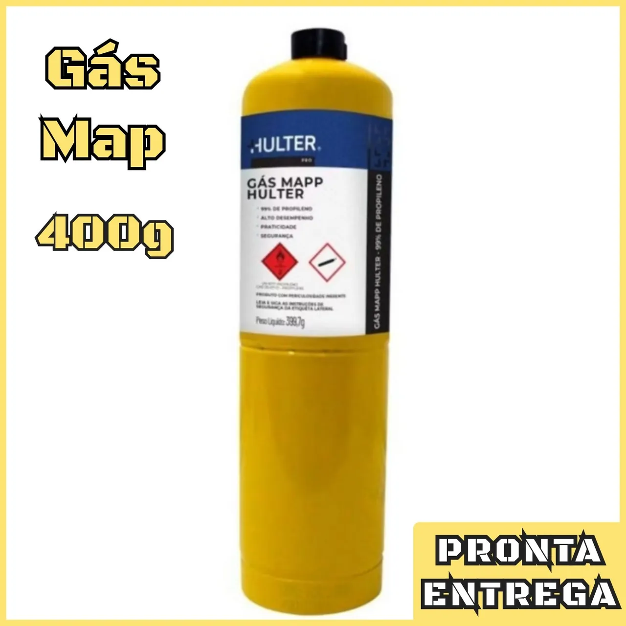 TUBO / REFUL GÁS MAPP 400g - PRONTA ENTREGA