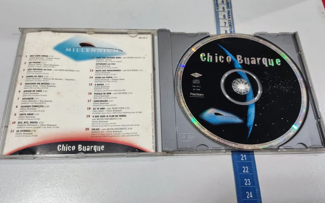 CD Chico Buarque - 20 Músicas do Século XX - Foto 3