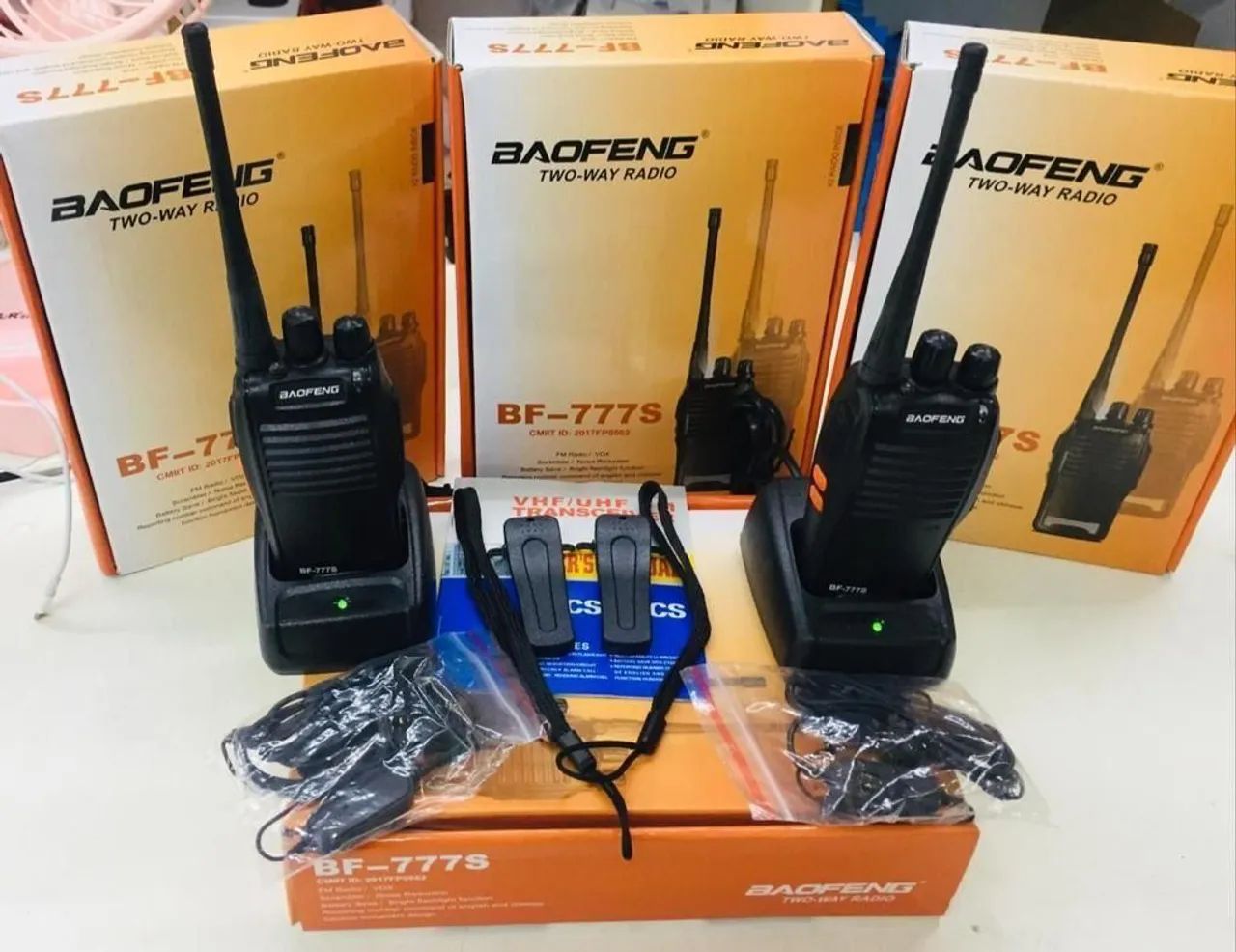 Rádio HT Baofeng BF-777S - Kit Completo - Novo