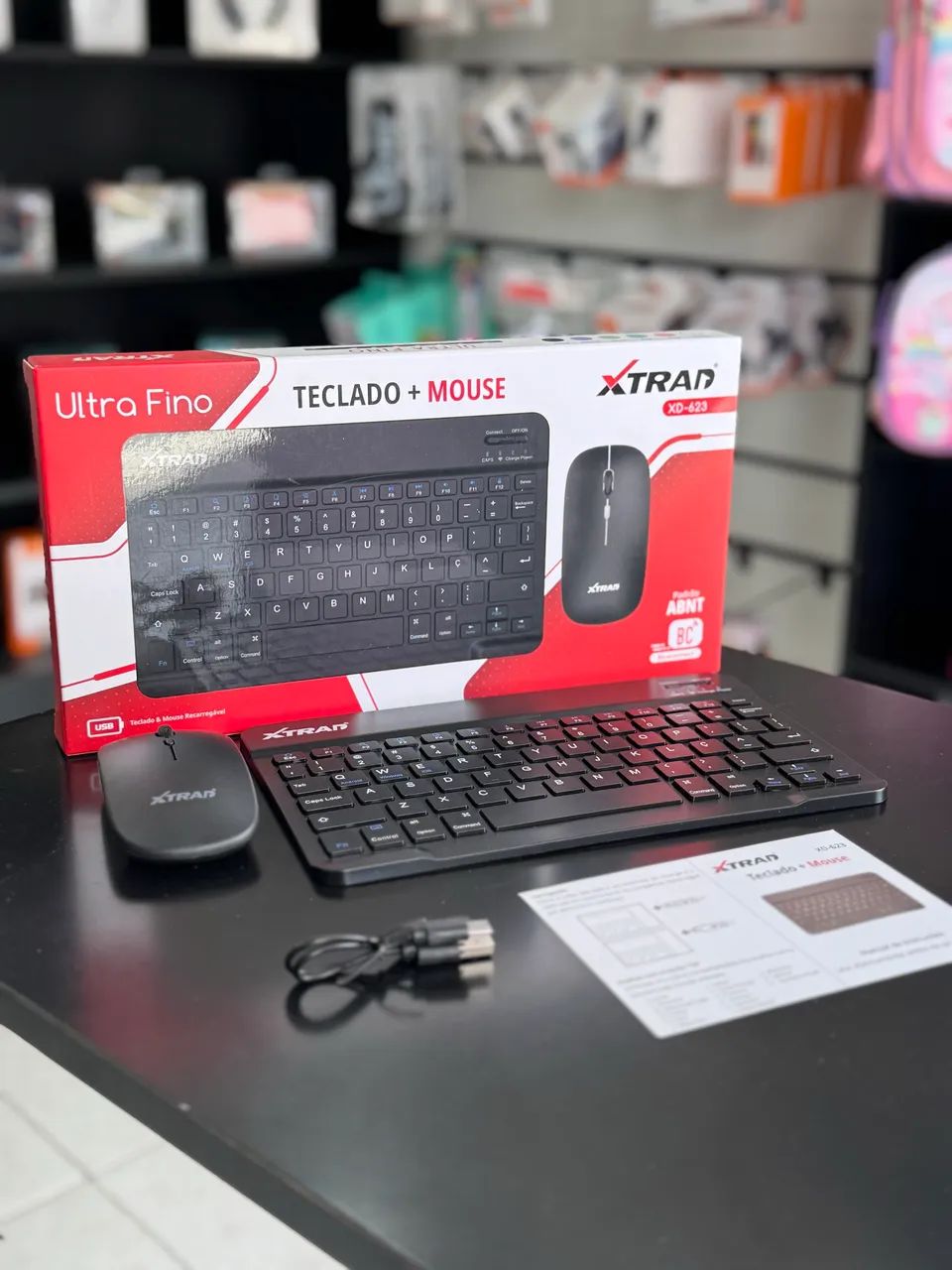Teclado e mouse bluetooth 64289461222275121
