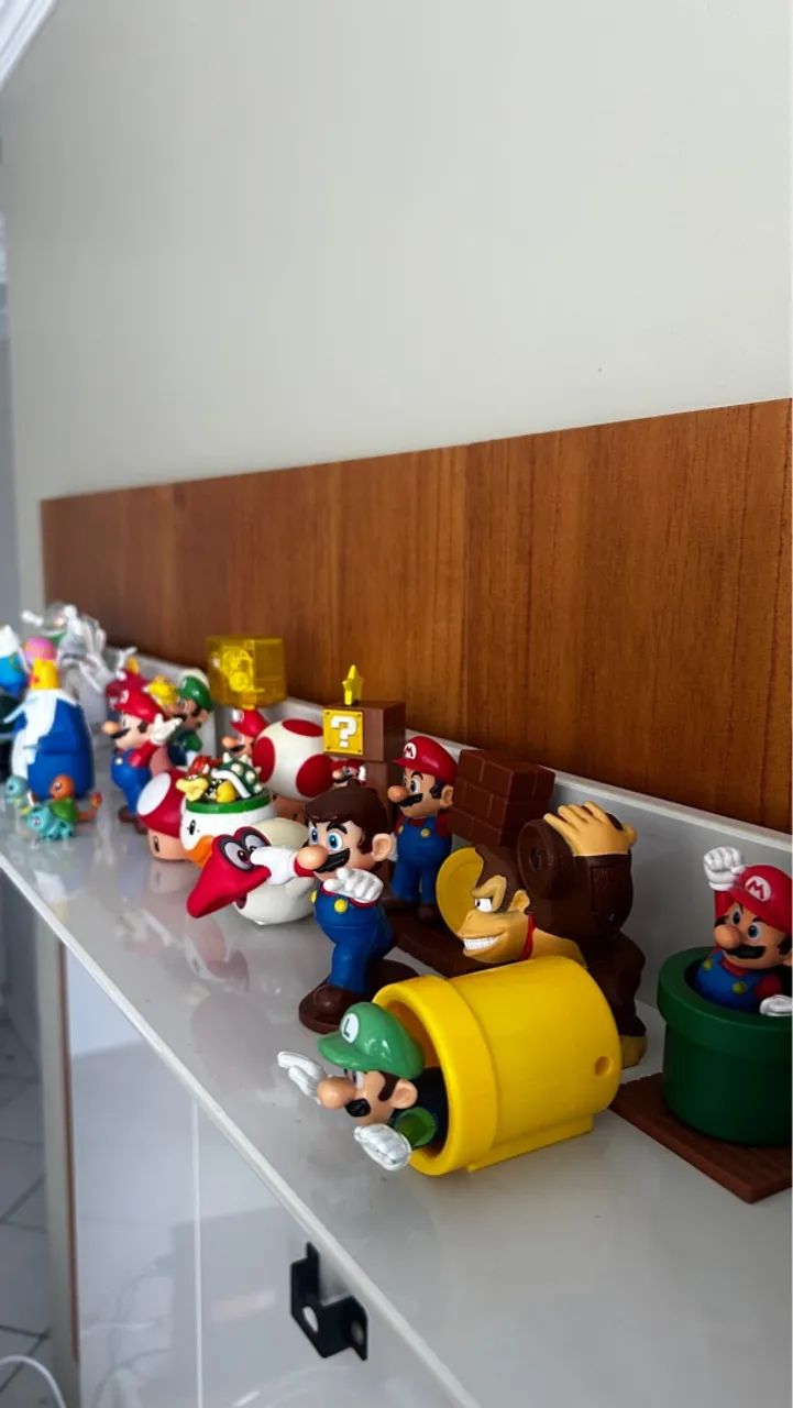 Bonecos Super Mario Bros - Coleção rara da Mc Donalds