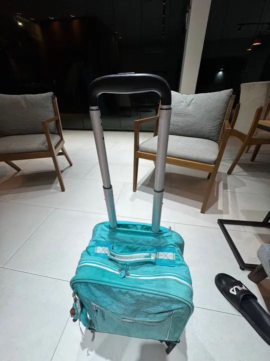 Mochila escolar Kipling - Azul - Pequena - Foto 2