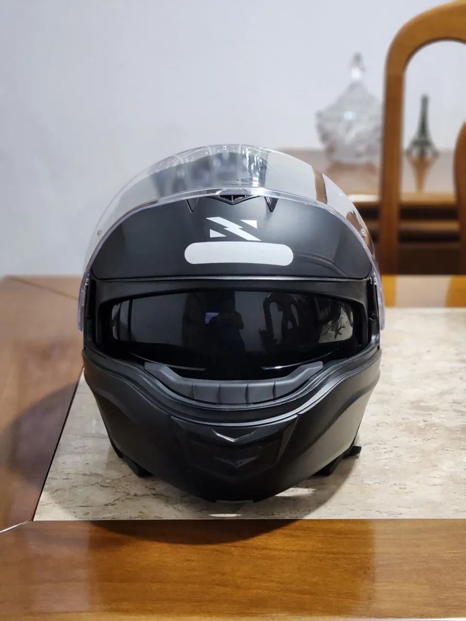 Capacete Norisk force 2 robocop c/ óculos