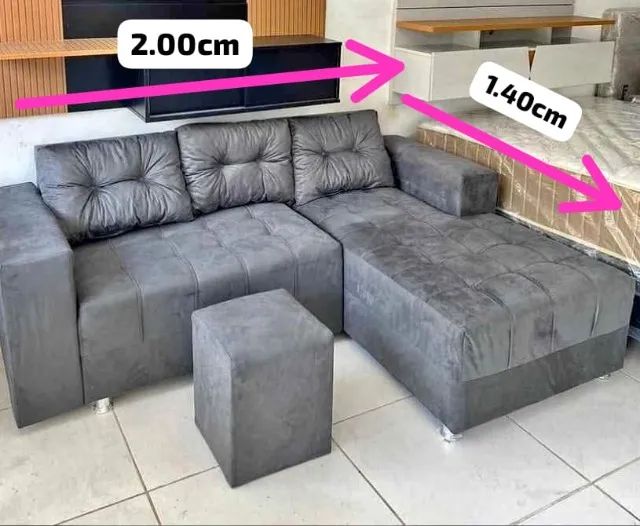 Sofá chaise, faço entrega 
