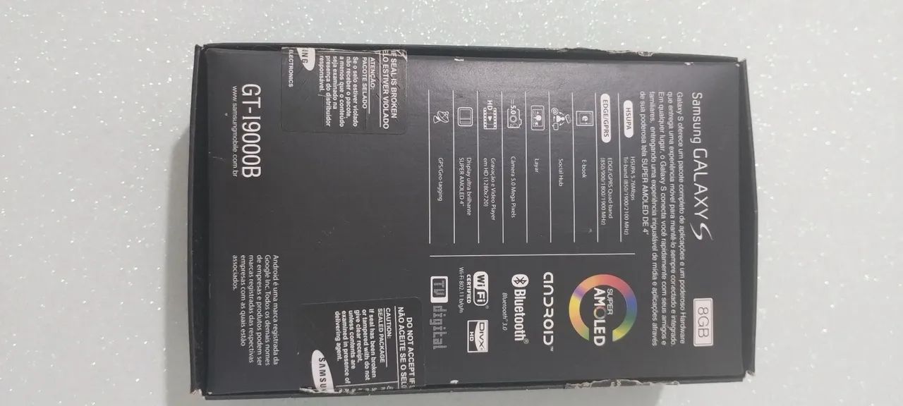 Caixa Samsung Galaxy S VAZIA - Foto 2