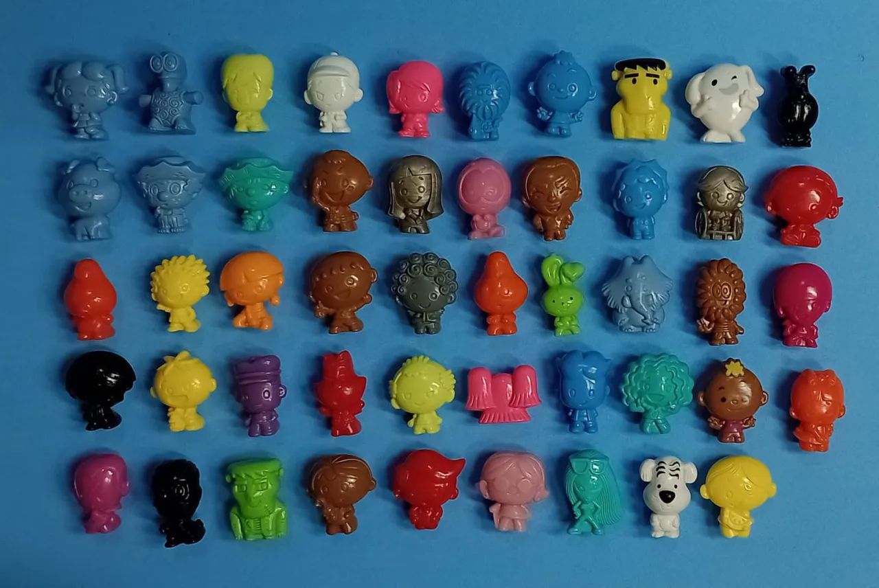 Miniaturas de personagens Turma da Mônica 