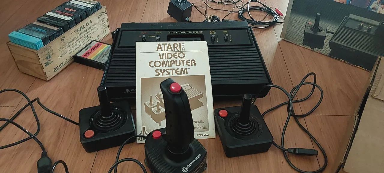 Atari Video Computer System 2600 Completo + Jogos