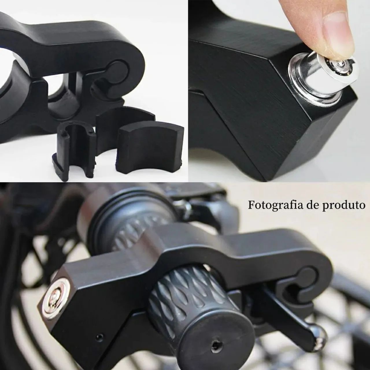 Dispositivo de proteção e segurança contra furtos para motos e bicicletas - Foto 5