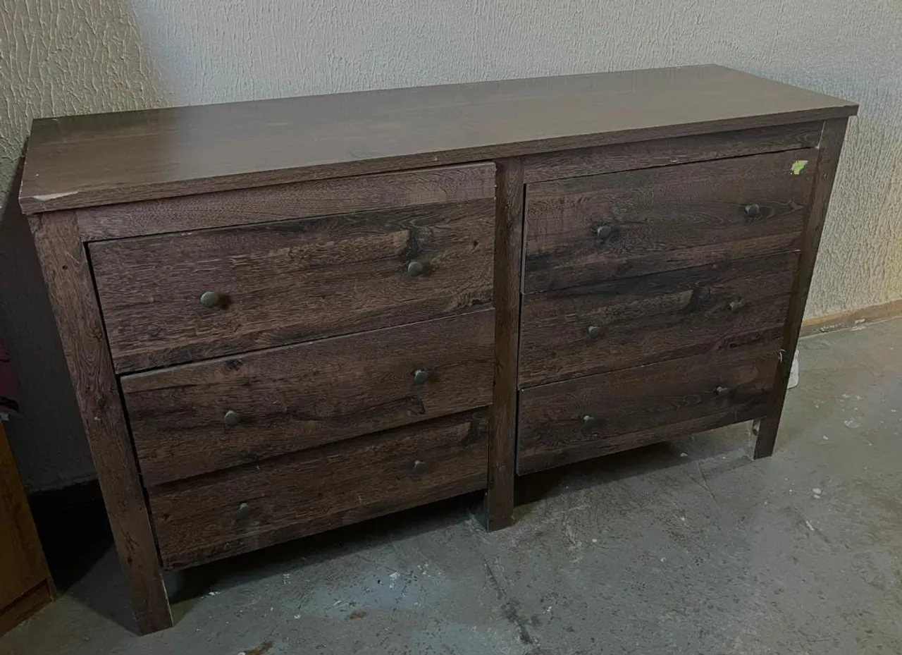 Cômoda e sapateira com tranca