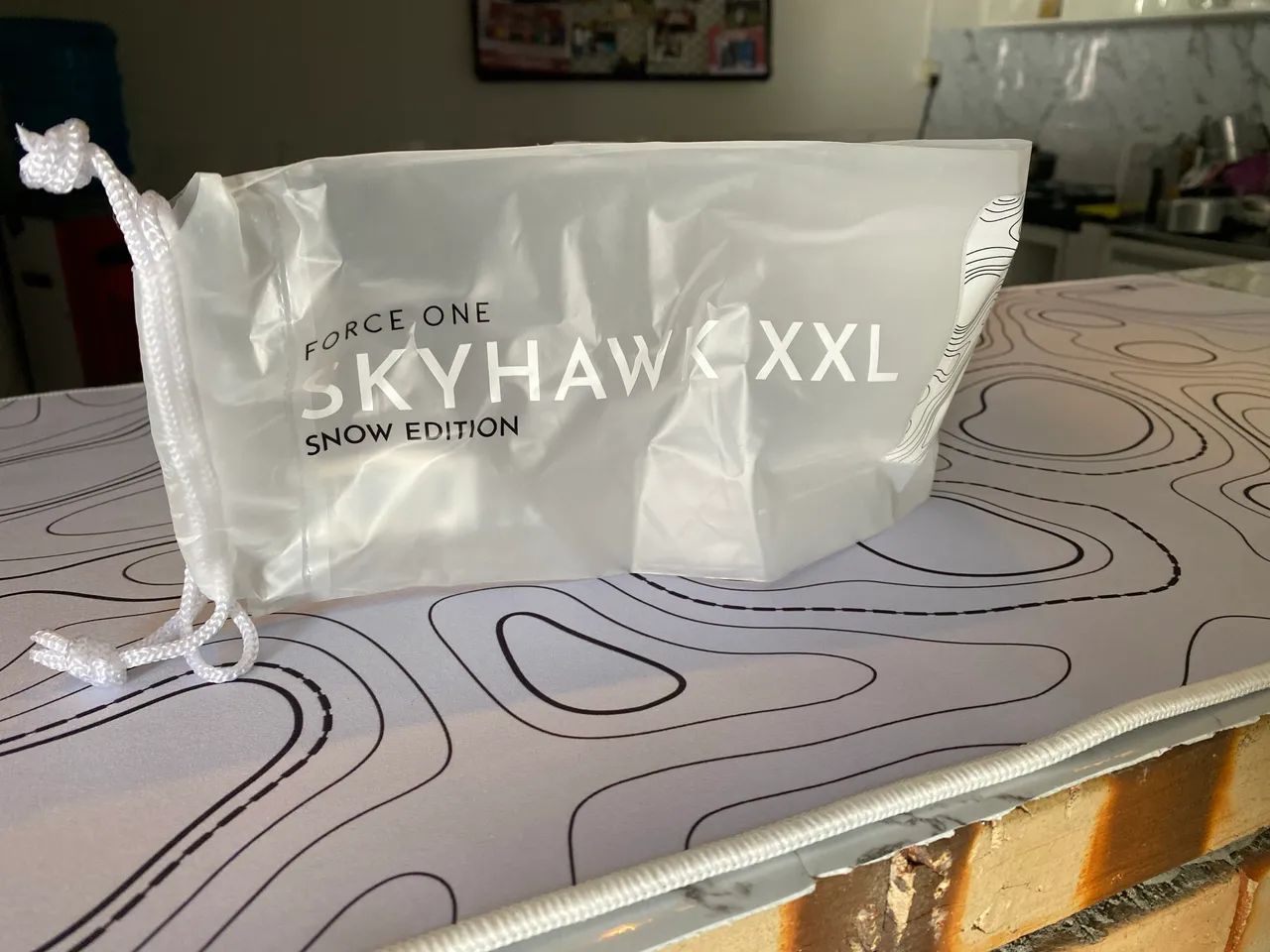 Mousepad Gamer Force One Skyhawk XXL - Branco 90x40 - Foto 4