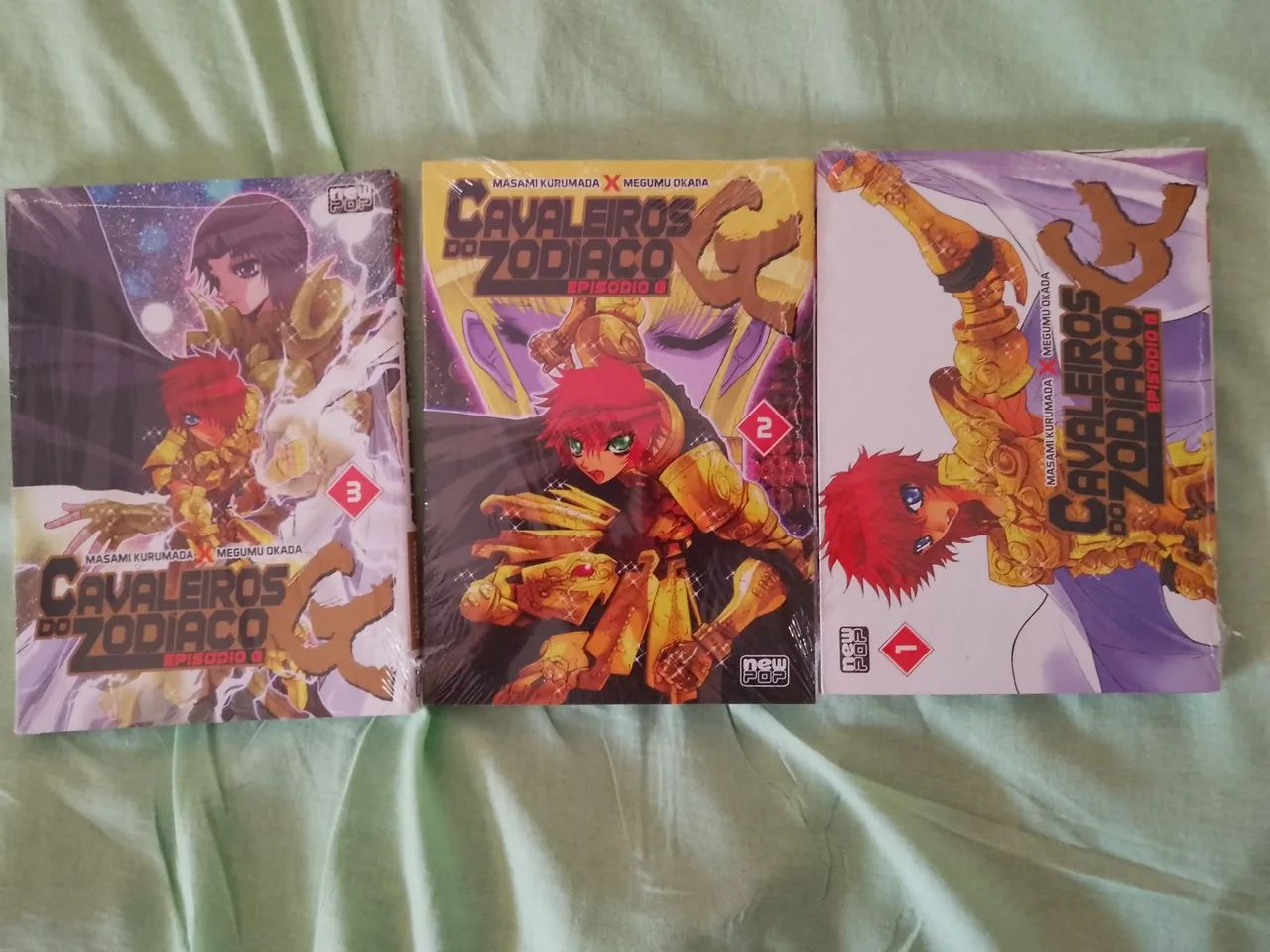 Cavaleiros do Zodíaco - Episódio G New POP - Volumes 1, 2 e 3 lacrados 