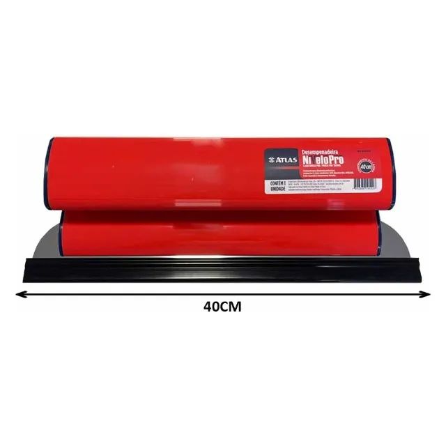 Desempenadeira de Inox para Massa Corrida 40cm Berox Atlas Nivelopro AT933/40