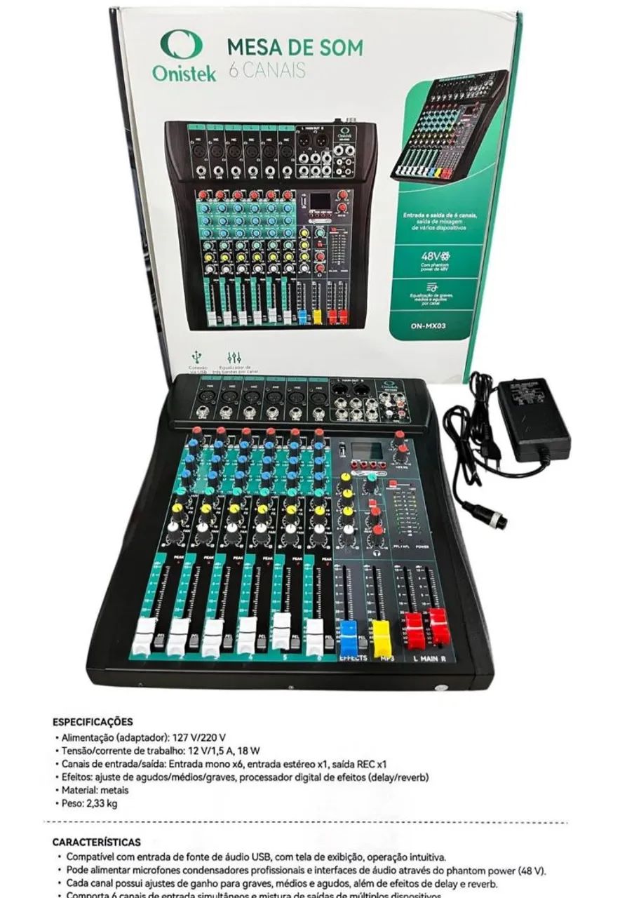 Caixa de Som Profissional TORRE+ MESA DE AUDIO  - Foto 5