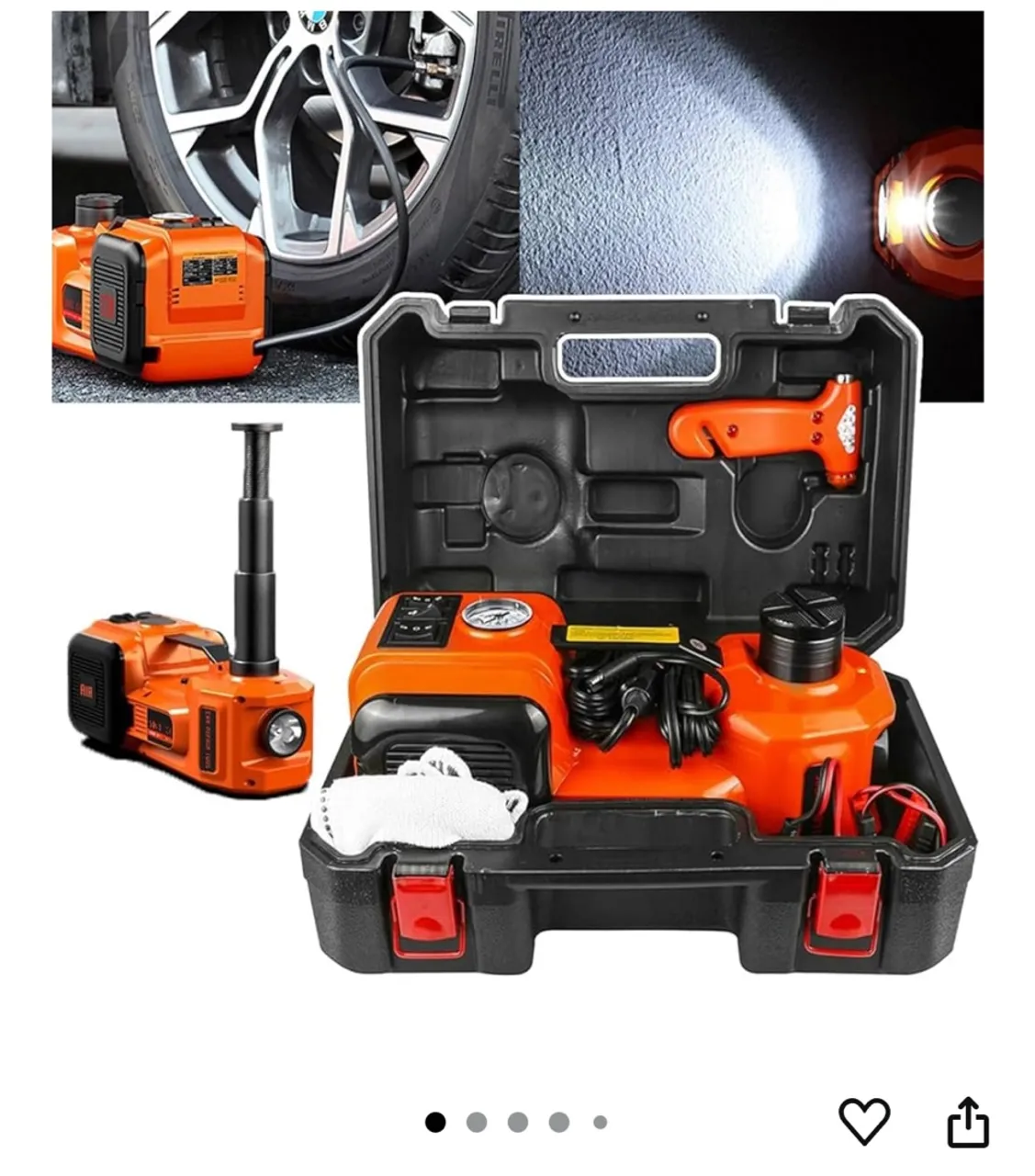 Kit Elétrico para Macaco Hidráulico Automotivo - Novo