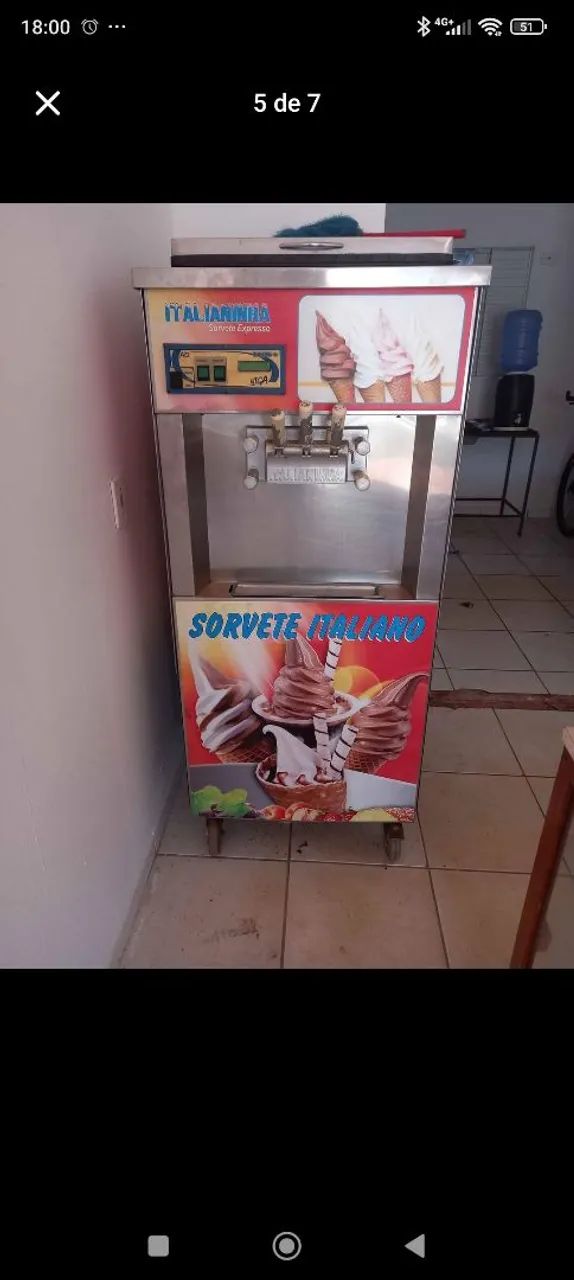 Máquina de sorvete expresso 