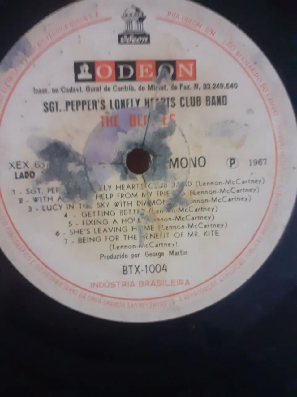 The Beatles Sgt. Pepper's Lonely Hearts Club Band - Vinil