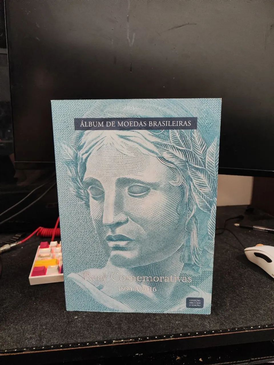 Álbum moeda SCHLINDER moedas comemorativas 
