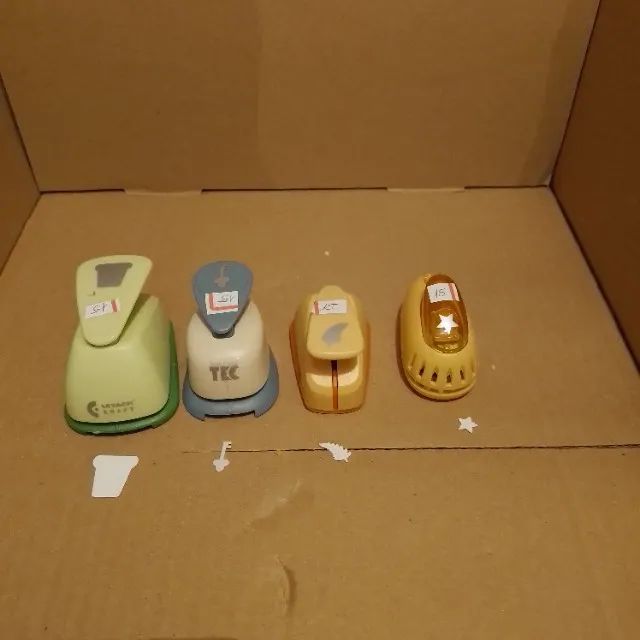 Scrapbooking Furadores de papel varios tamanhos, formas e preços - Foto 4