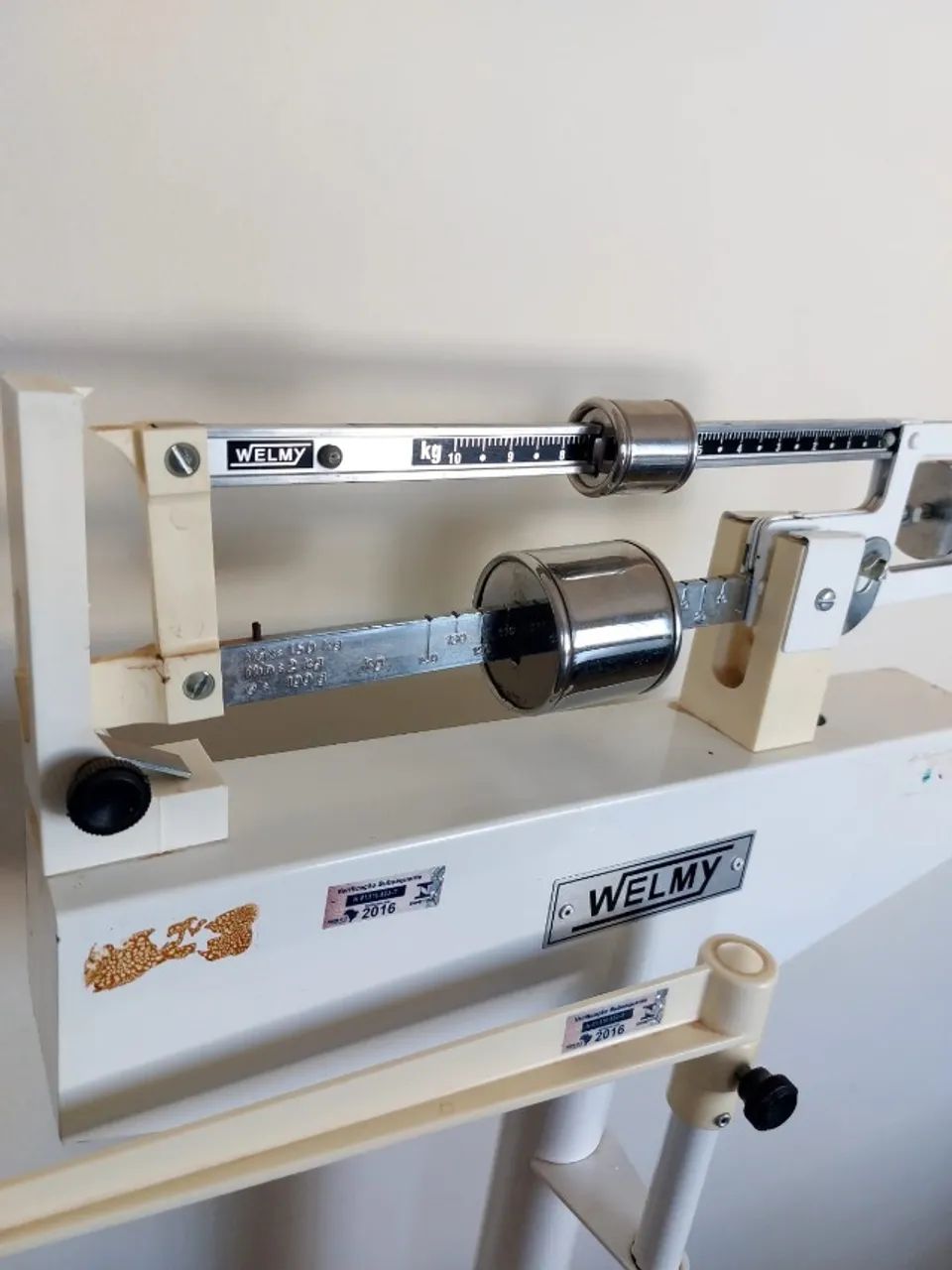 Balança Antropométrica Mecânica Welmy R-110 (150kg) - Usada - Foto 2