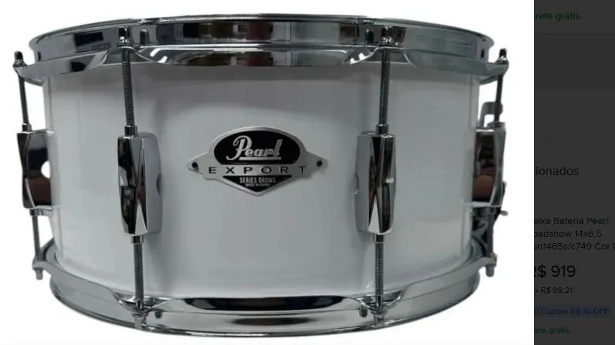 Pearl cx 14x6,5 Export EXX 1465sPure White 