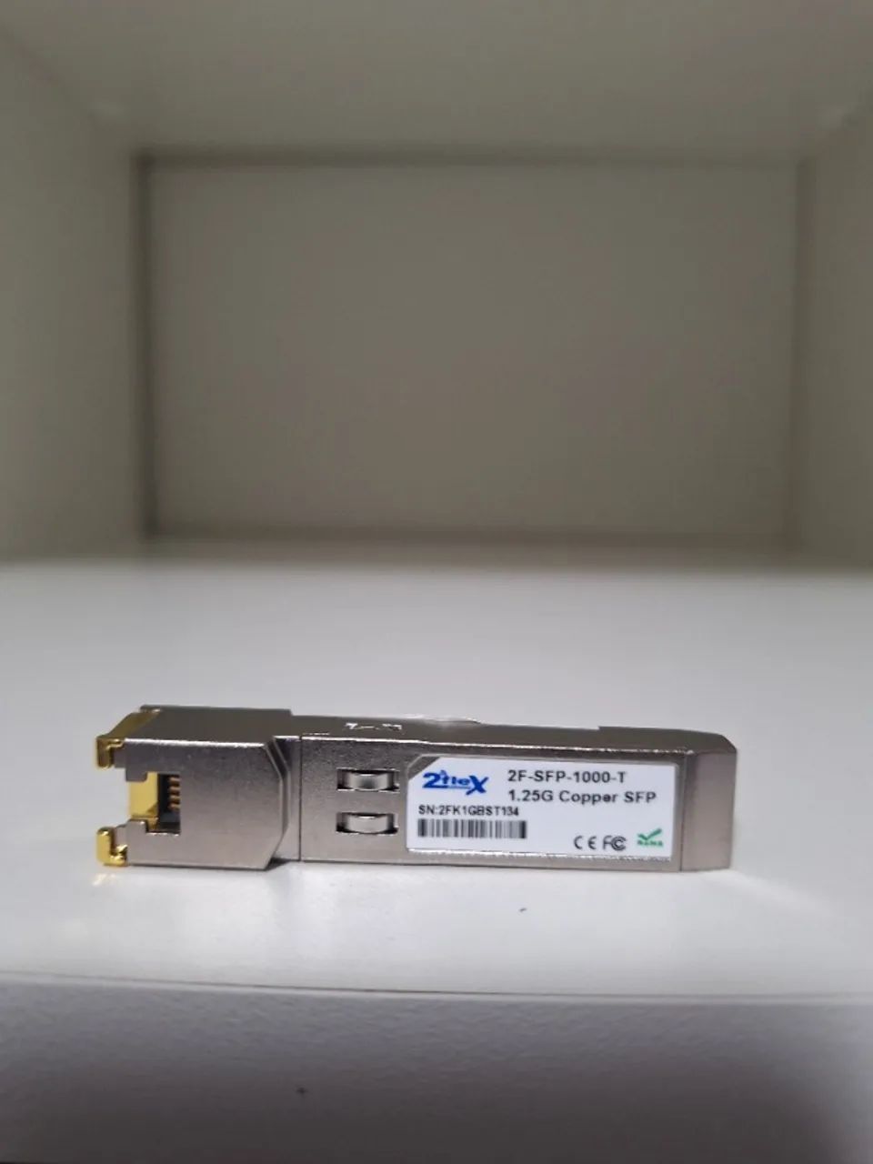 Conector Transceiver SFP RJ45 2flex - 1000Base-T - Original! - Foto 2