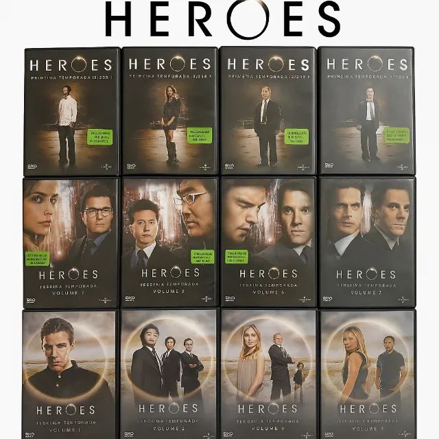 Coleção Completa - Série Heroes em DVD (Temporadas 1, 2 e 3) - CDs