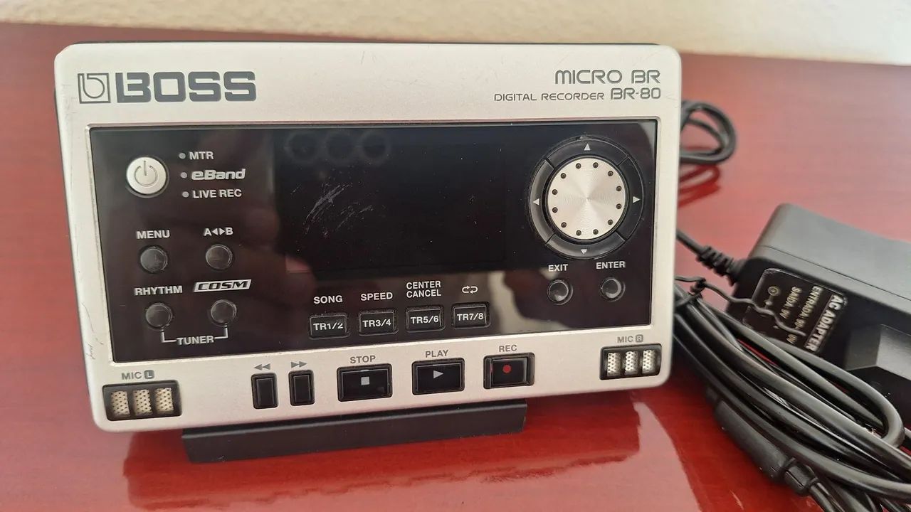 Gravador BOSS Micro BR 80 - Microfones e Gravadores - Santa Rita