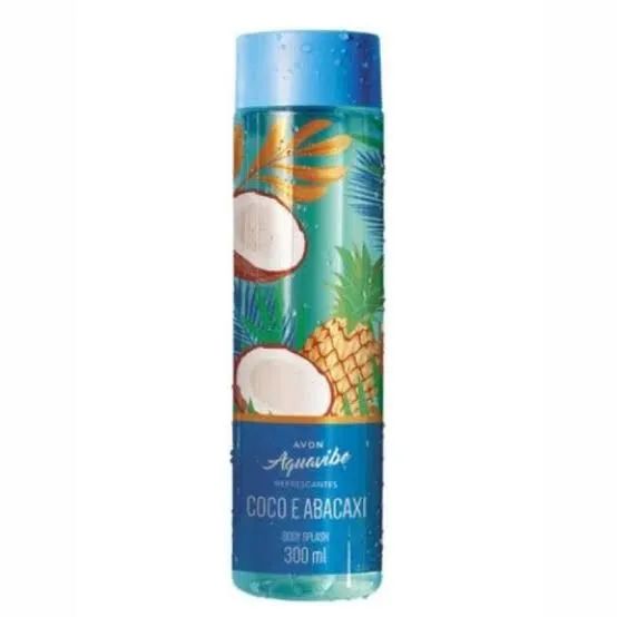 Body Splash Avon Aquavibe Coco e Abacaxi 300ml - Foto 2