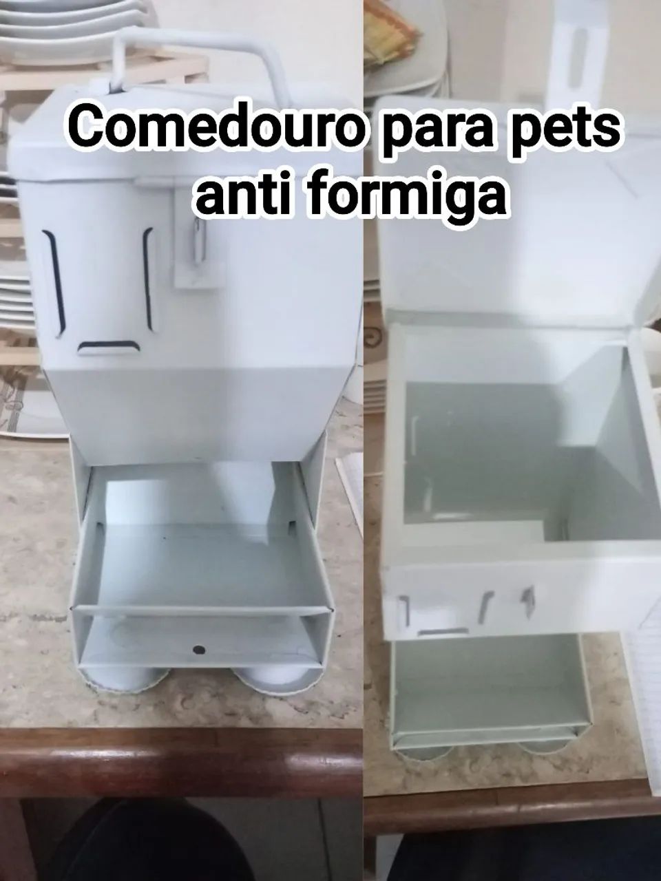 Comedouro para pets anti formiga