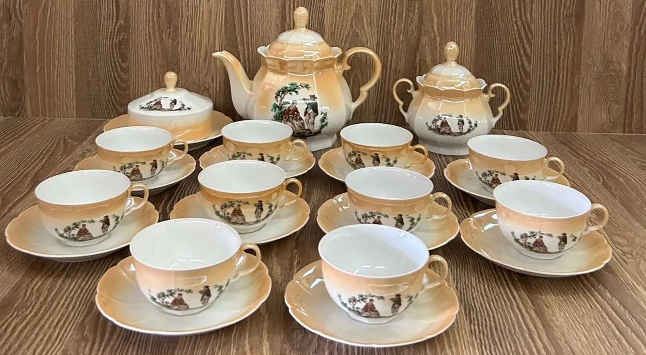Conjunto de chá vintage em porcelana - Foto 6