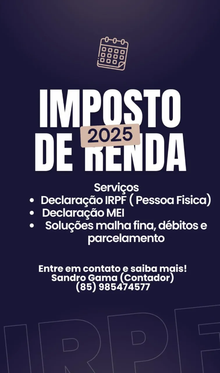 Urgente... ainda fazendo declarações IRPF!