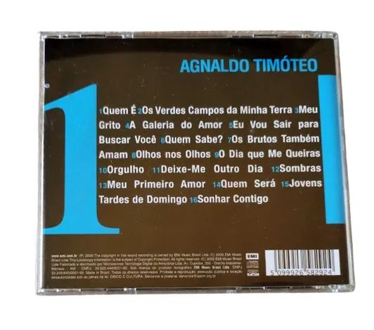 CD Agnaldo Timóteo 16 Hits EMI 2009 MPB - Foto 2