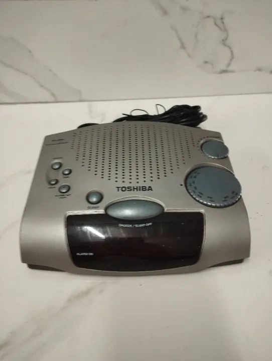 Relógio Despertador Toshiba Vintage