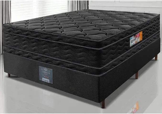 Cama Box Casal Completa com Colchão Pronta Entrega