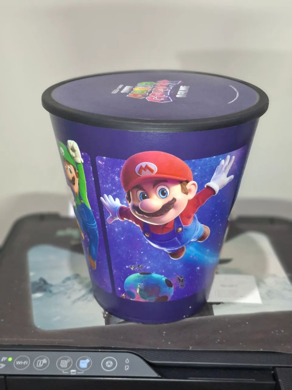 Balde de pipoca Super Mário Galaxy 2026