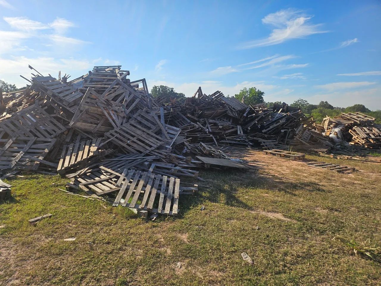 Material para produção de palets