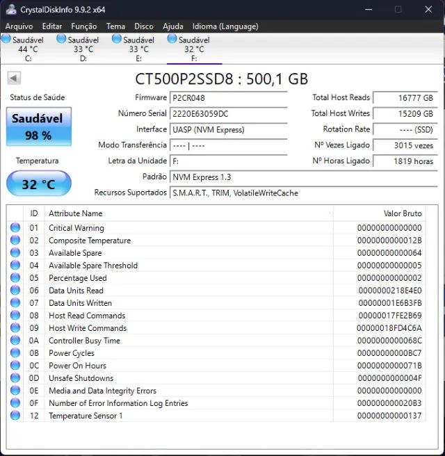 Nvme crucial 500gb - Foto 3