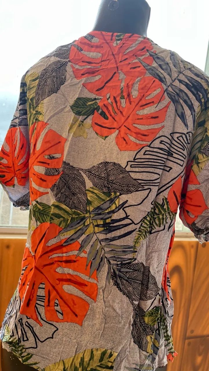 KIMONO ESTAMPADO VESTE ATE UM 40 - Foto 2